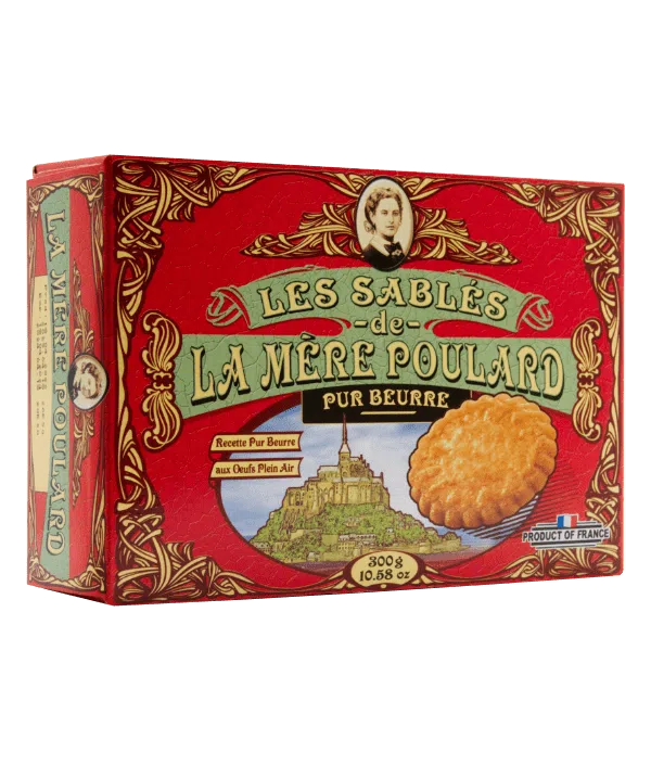 La Mere Poulard Les Sables Pur Beurre Pure Butter Biscuits 300g Paper Box